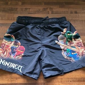 H&M Ninjago swim trunks size 8-10